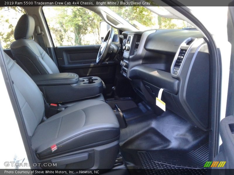 Bright White / Black/Diesel Gray 2019 Ram 5500 Tradesman Crew Cab 4x4 Chassis
