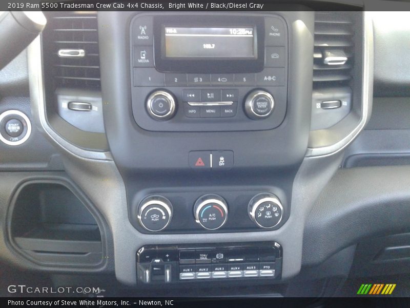 Bright White / Black/Diesel Gray 2019 Ram 5500 Tradesman Crew Cab 4x4 Chassis