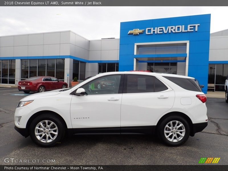 Summit White / Jet Black 2018 Chevrolet Equinox LT AWD