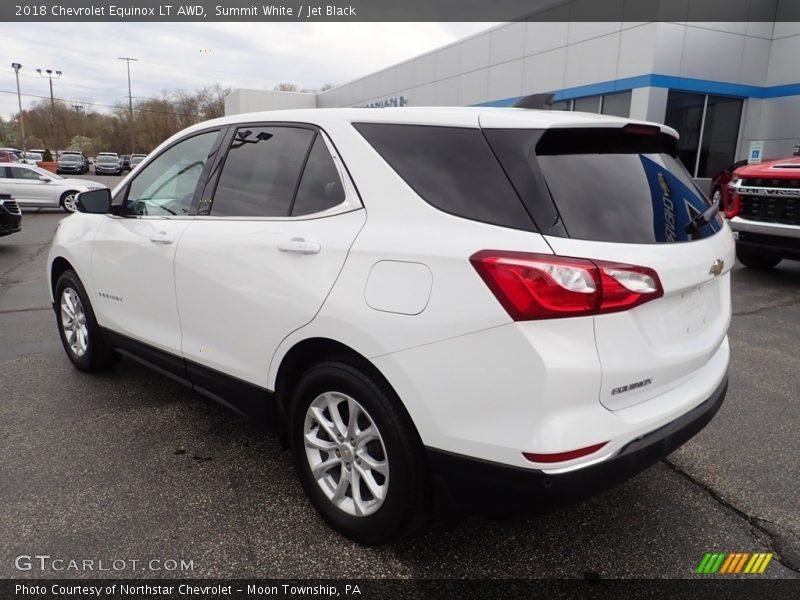 Summit White / Jet Black 2018 Chevrolet Equinox LT AWD