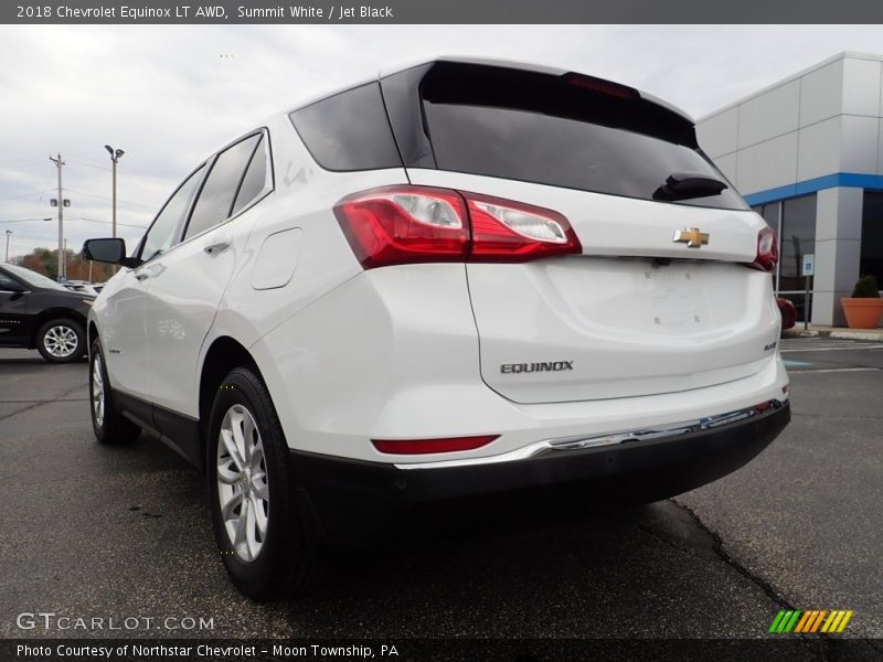 Summit White / Jet Black 2018 Chevrolet Equinox LT AWD