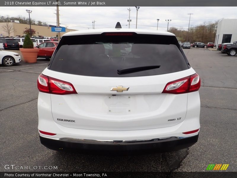 Summit White / Jet Black 2018 Chevrolet Equinox LT AWD