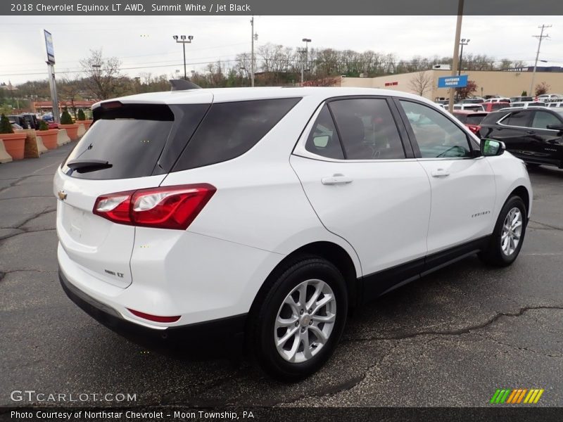 Summit White / Jet Black 2018 Chevrolet Equinox LT AWD