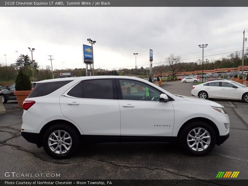 Summit White / Jet Black 2018 Chevrolet Equinox LT AWD