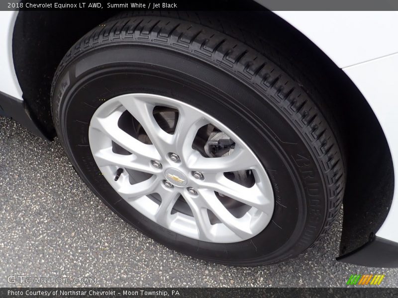 Summit White / Jet Black 2018 Chevrolet Equinox LT AWD
