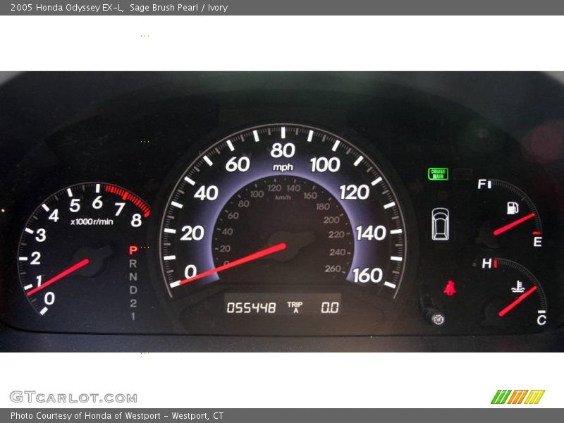 Sage Brush Pearl / Ivory 2005 Honda Odyssey EX-L