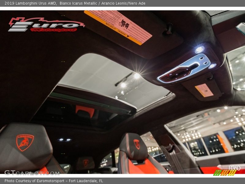 Sunroof of 2019 Urus AWD