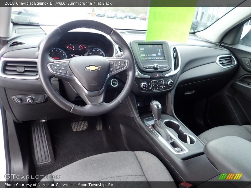 Summit White / Jet Black 2018 Chevrolet Equinox LT AWD