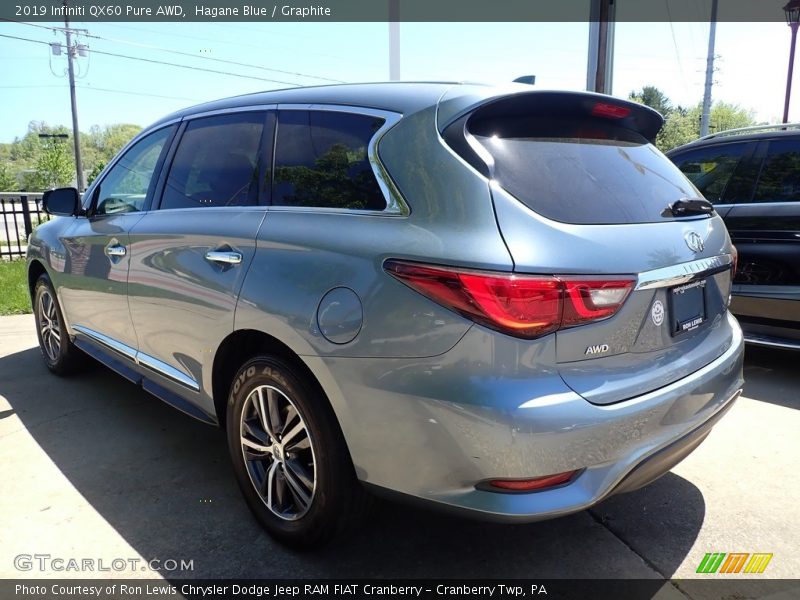 Hagane Blue / Graphite 2019 Infiniti QX60 Pure AWD