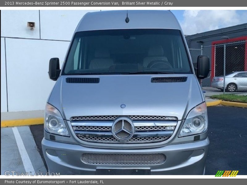 Brilliant Silver Metallic / Gray 2013 Mercedes-Benz Sprinter 2500 Passenger Conversion Van