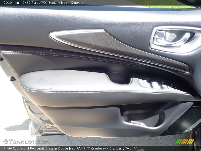 Hagane Blue / Graphite 2019 Infiniti QX60 Pure AWD