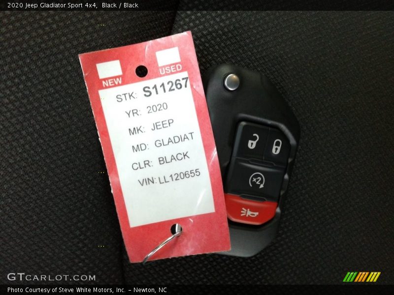 Black / Black 2020 Jeep Gladiator Sport 4x4
