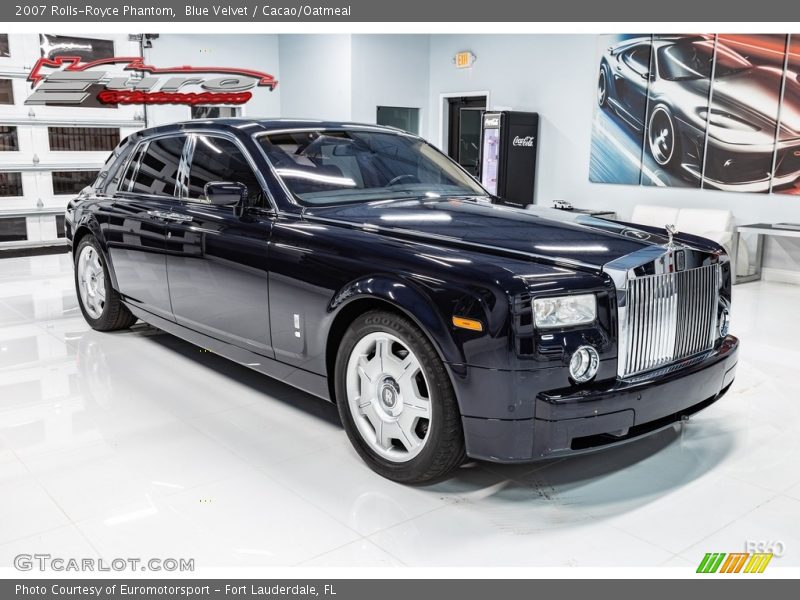 Blue Velvet / Cacao/Oatmeal 2007 Rolls-Royce Phantom