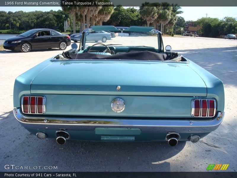 Tahoe Turquoise / Turquoise 1966 Ford Mustang Convertible