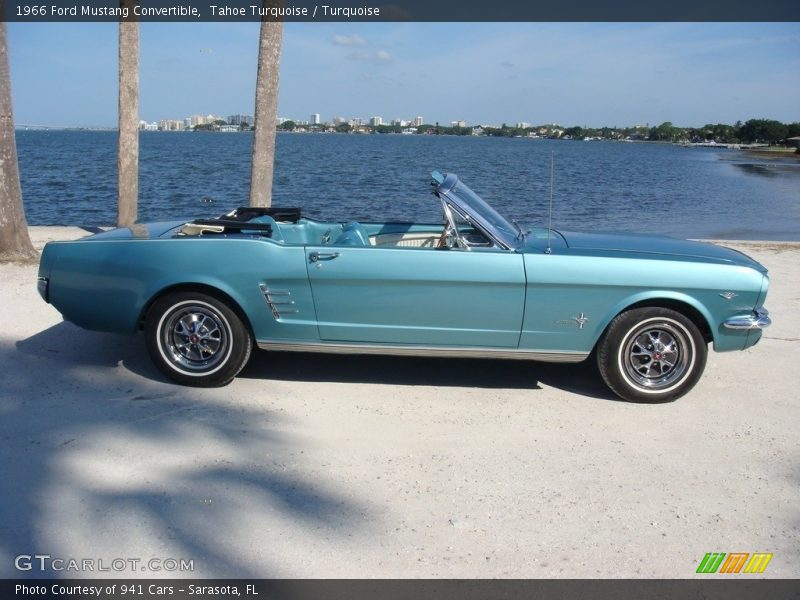  1966 Mustang Convertible Tahoe Turquoise