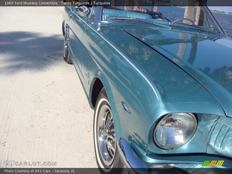 Tahoe Turquoise / Turquoise 1966 Ford Mustang Convertible