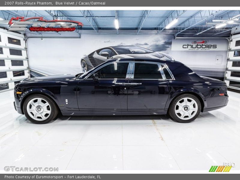 Blue Velvet / Cacao/Oatmeal 2007 Rolls-Royce Phantom