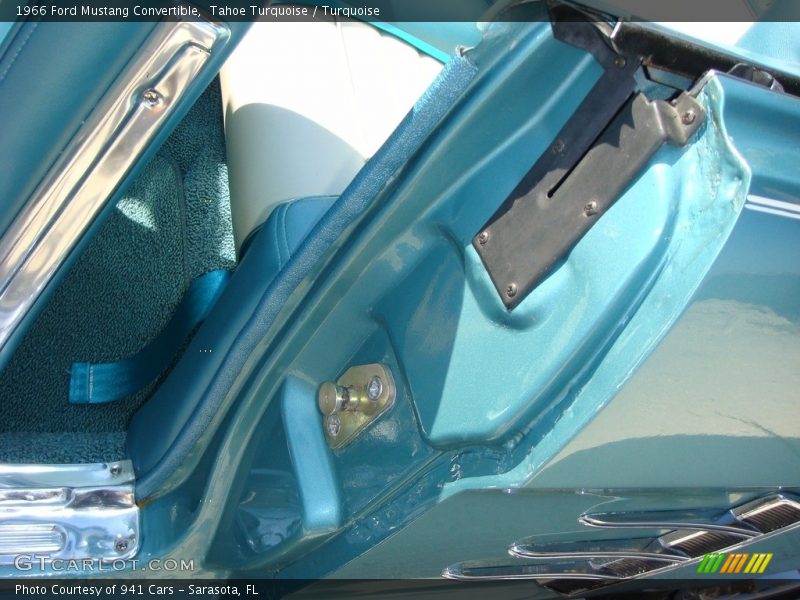 Tahoe Turquoise / Turquoise 1966 Ford Mustang Convertible