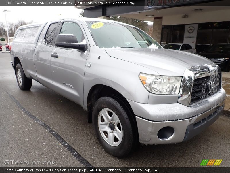 Silver Sky Metallic / Graphite Gray 2007 Toyota Tundra SR5 Double Cab 4x4