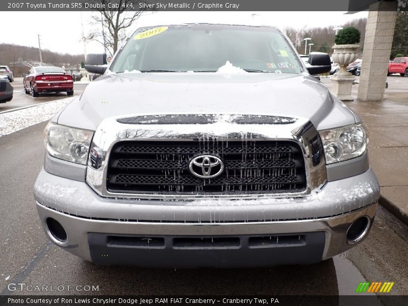 Silver Sky Metallic / Graphite Gray 2007 Toyota Tundra SR5 Double Cab 4x4