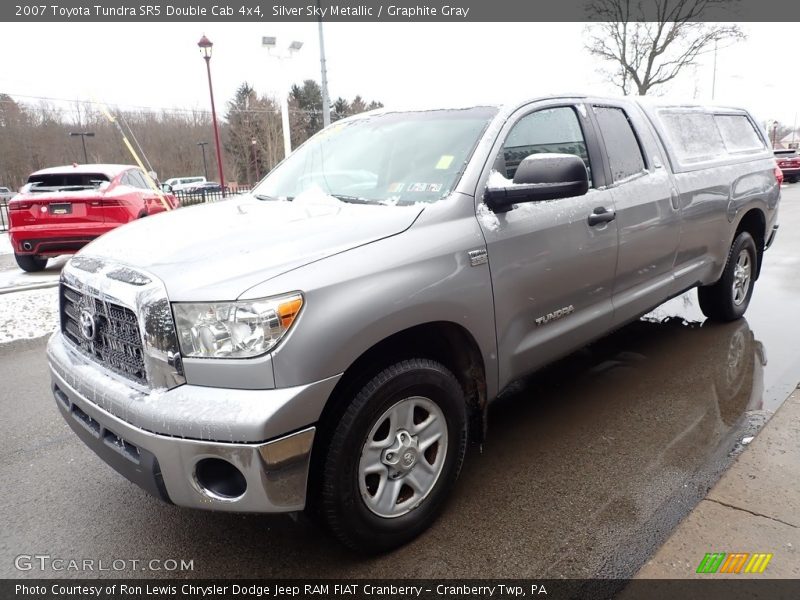 Silver Sky Metallic / Graphite Gray 2007 Toyota Tundra SR5 Double Cab 4x4