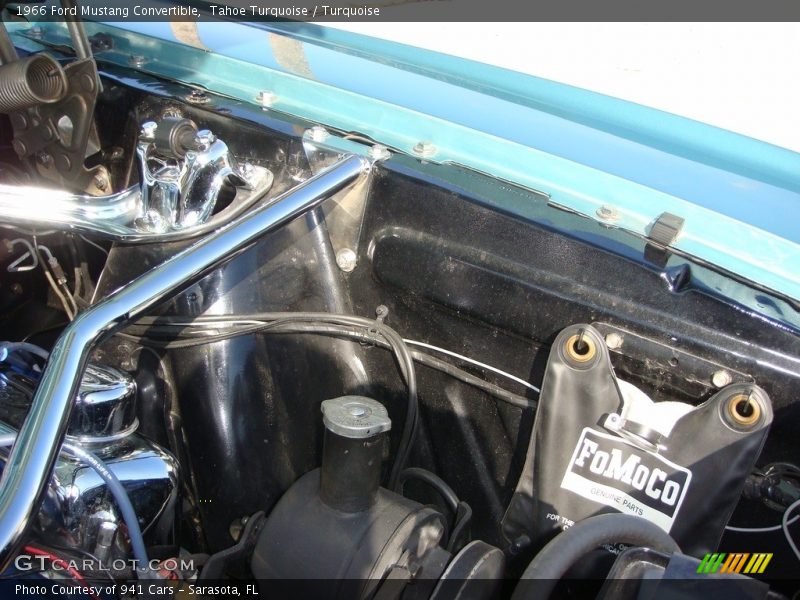 Tahoe Turquoise / Turquoise 1966 Ford Mustang Convertible