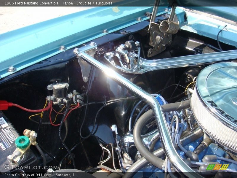 Tahoe Turquoise / Turquoise 1966 Ford Mustang Convertible