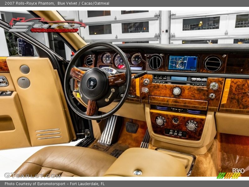 Blue Velvet / Cacao/Oatmeal 2007 Rolls-Royce Phantom