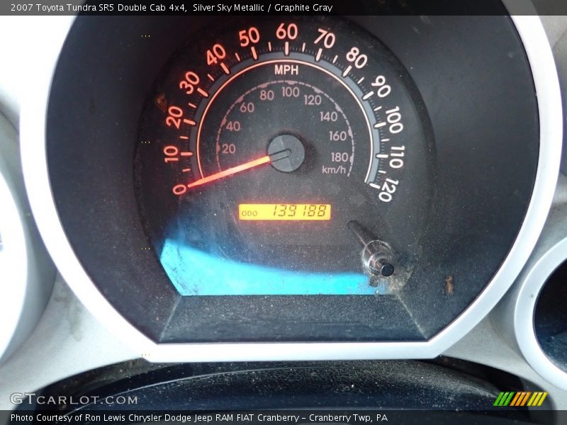Silver Sky Metallic / Graphite Gray 2007 Toyota Tundra SR5 Double Cab 4x4