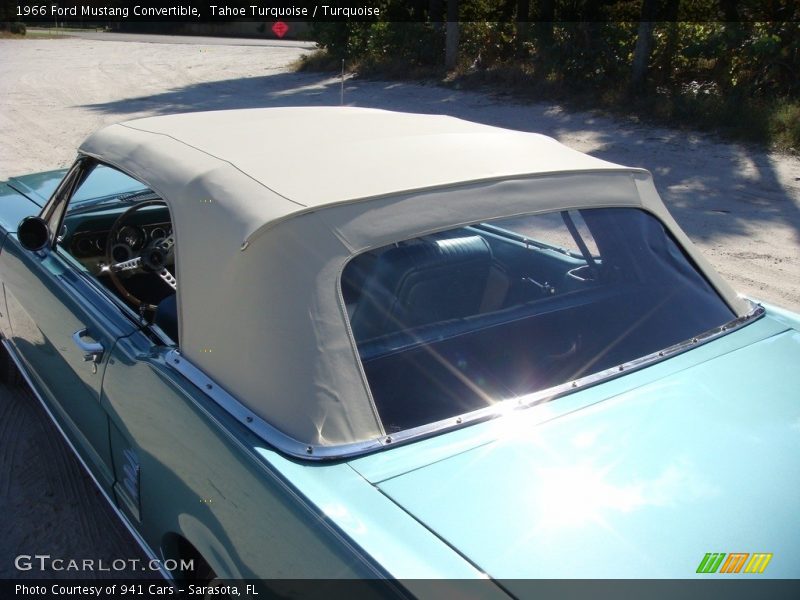 Tahoe Turquoise / Turquoise 1966 Ford Mustang Convertible