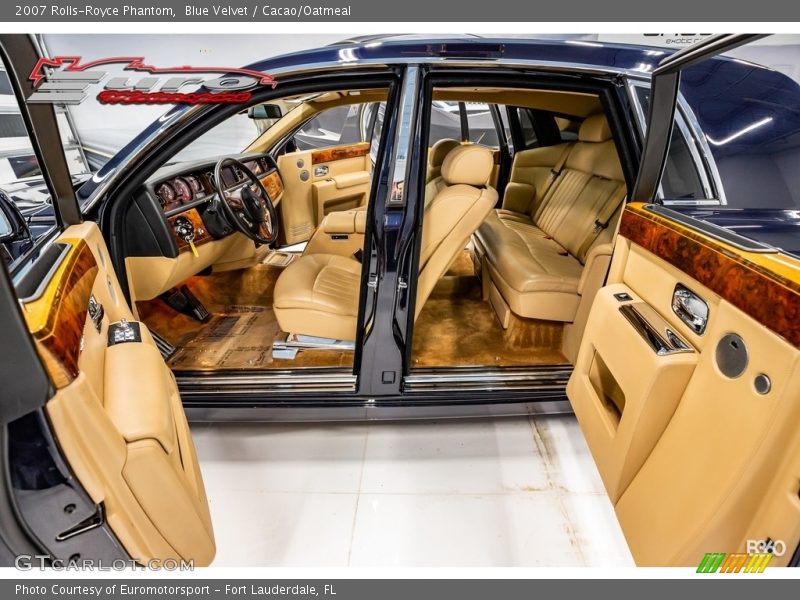 Blue Velvet / Cacao/Oatmeal 2007 Rolls-Royce Phantom
