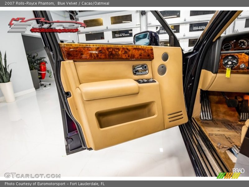 Blue Velvet / Cacao/Oatmeal 2007 Rolls-Royce Phantom