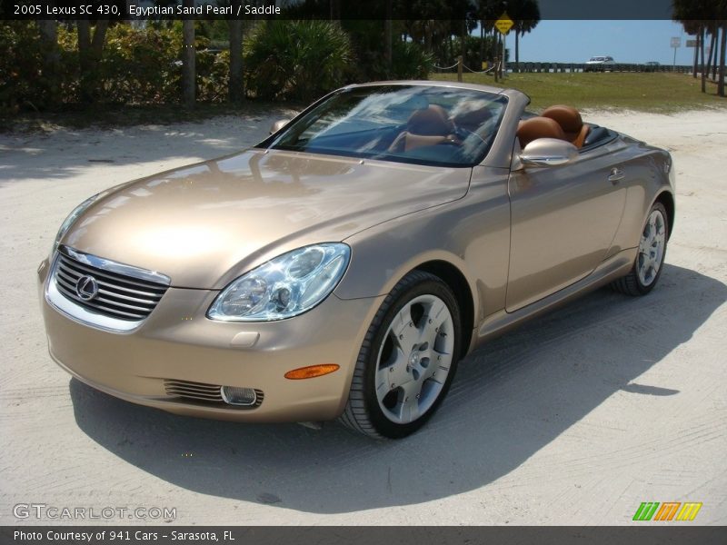 Egyptian Sand Pearl / Saddle 2005 Lexus SC 430