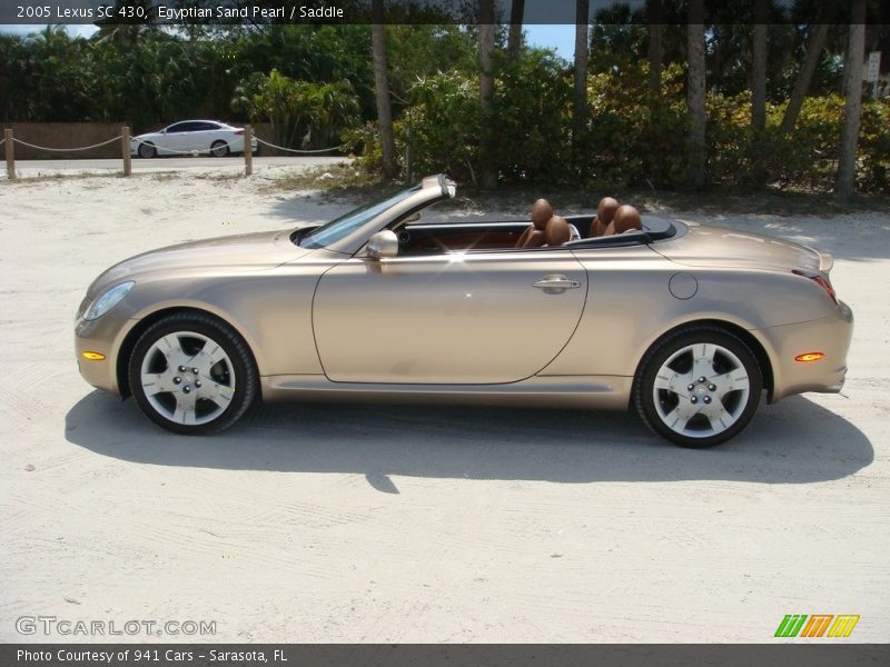 Egyptian Sand Pearl / Saddle 2005 Lexus SC 430