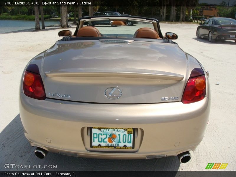 Egyptian Sand Pearl / Saddle 2005 Lexus SC 430