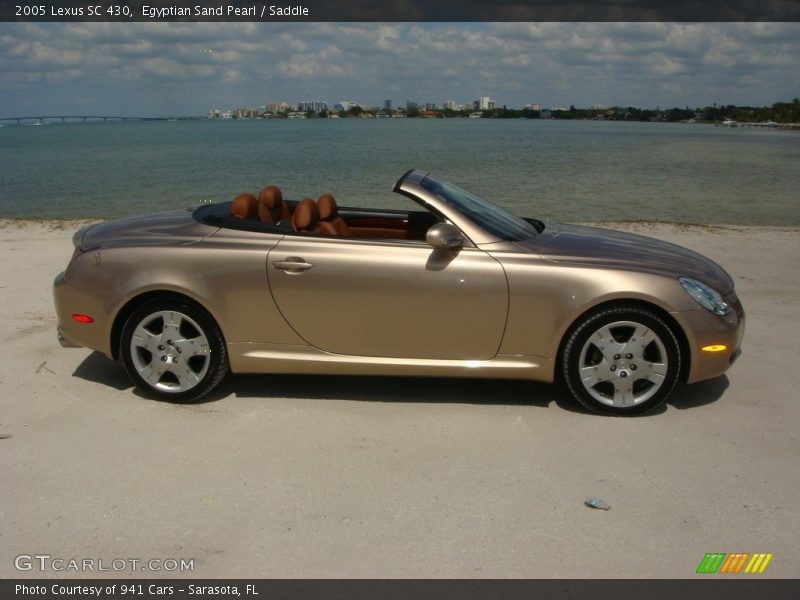 Egyptian Sand Pearl / Saddle 2005 Lexus SC 430