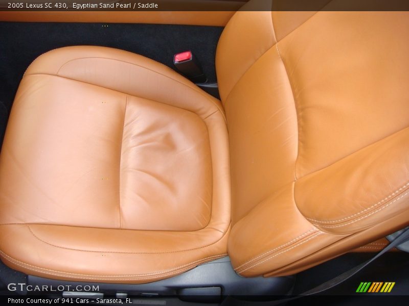 Egyptian Sand Pearl / Saddle 2005 Lexus SC 430