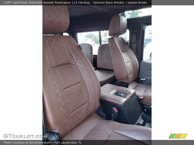 Front Seat of 1987 Defender Arkonik Restoration 110 Hardtop