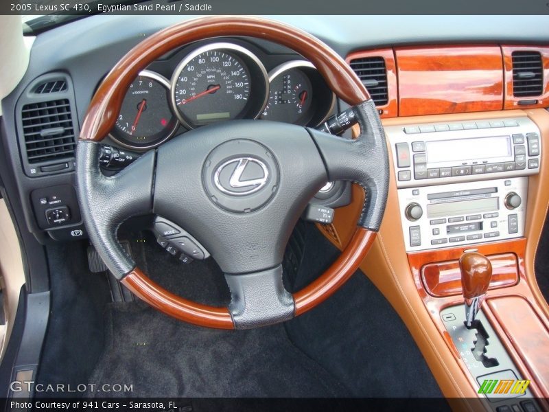 Egyptian Sand Pearl / Saddle 2005 Lexus SC 430