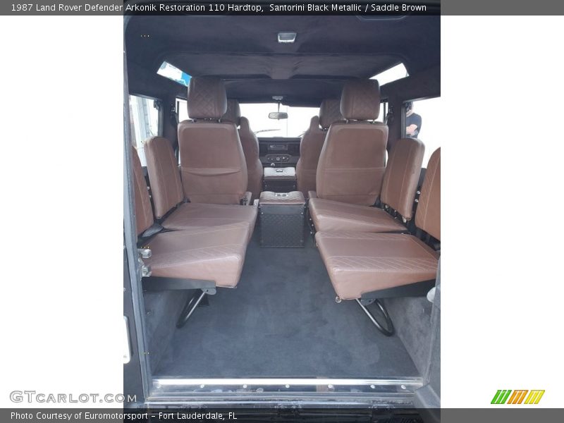Rear Seat of 1987 Defender Arkonik Restoration 110 Hardtop