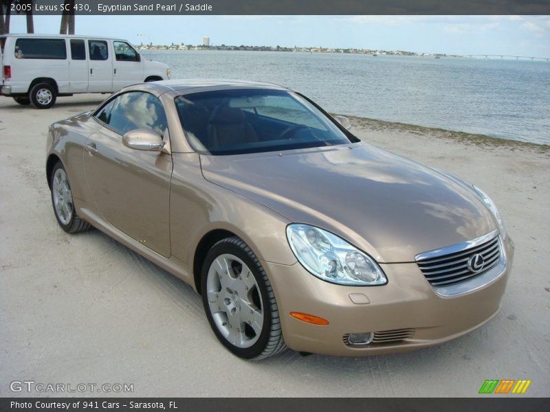 Egyptian Sand Pearl / Saddle 2005 Lexus SC 430