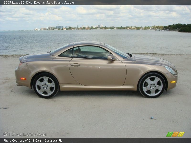 Egyptian Sand Pearl / Saddle 2005 Lexus SC 430