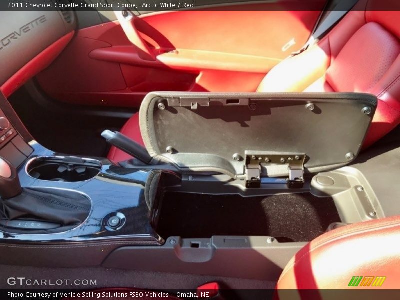 Arctic White / Red 2011 Chevrolet Corvette Grand Sport Coupe