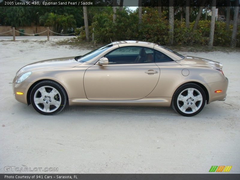 Egyptian Sand Pearl / Saddle 2005 Lexus SC 430