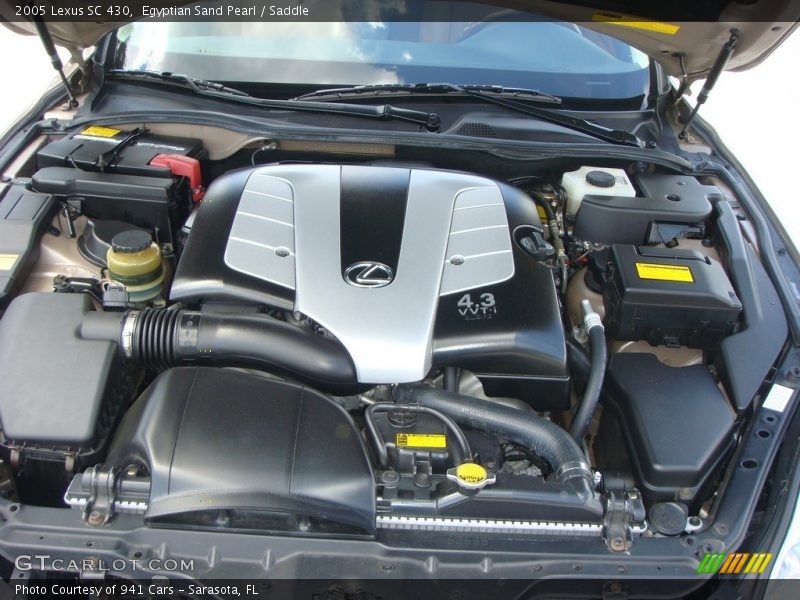Egyptian Sand Pearl / Saddle 2005 Lexus SC 430