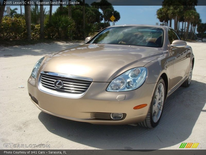 Egyptian Sand Pearl / Saddle 2005 Lexus SC 430