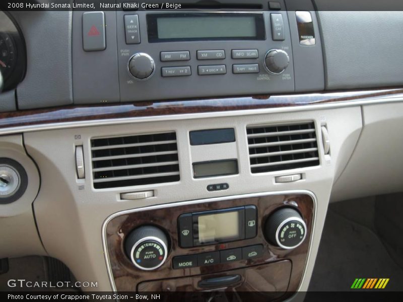 Natural Khaki Green / Beige 2008 Hyundai Sonata Limited