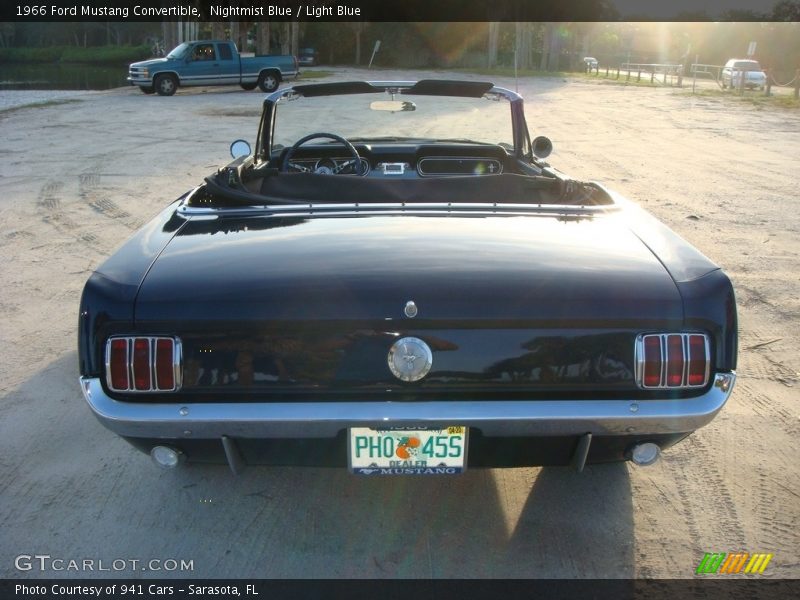 Nightmist Blue / Light Blue 1966 Ford Mustang Convertible