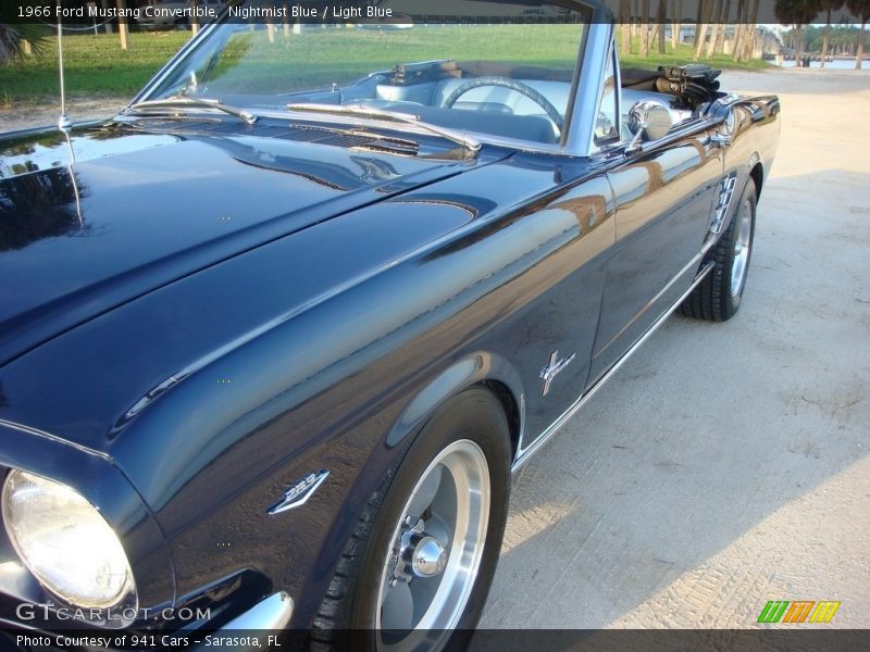 Nightmist Blue / Light Blue 1966 Ford Mustang Convertible