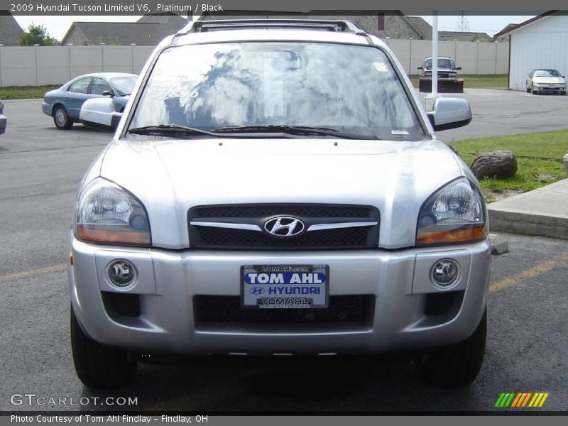 Platinum / Black 2009 Hyundai Tucson Limited V6